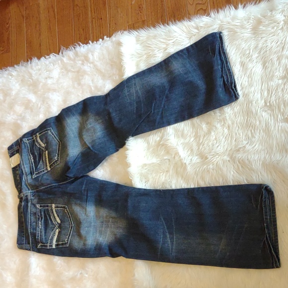 Looks great 😻HELIX Worn Look Relaxed Boot Cut Jeans - Picture 6 of 11